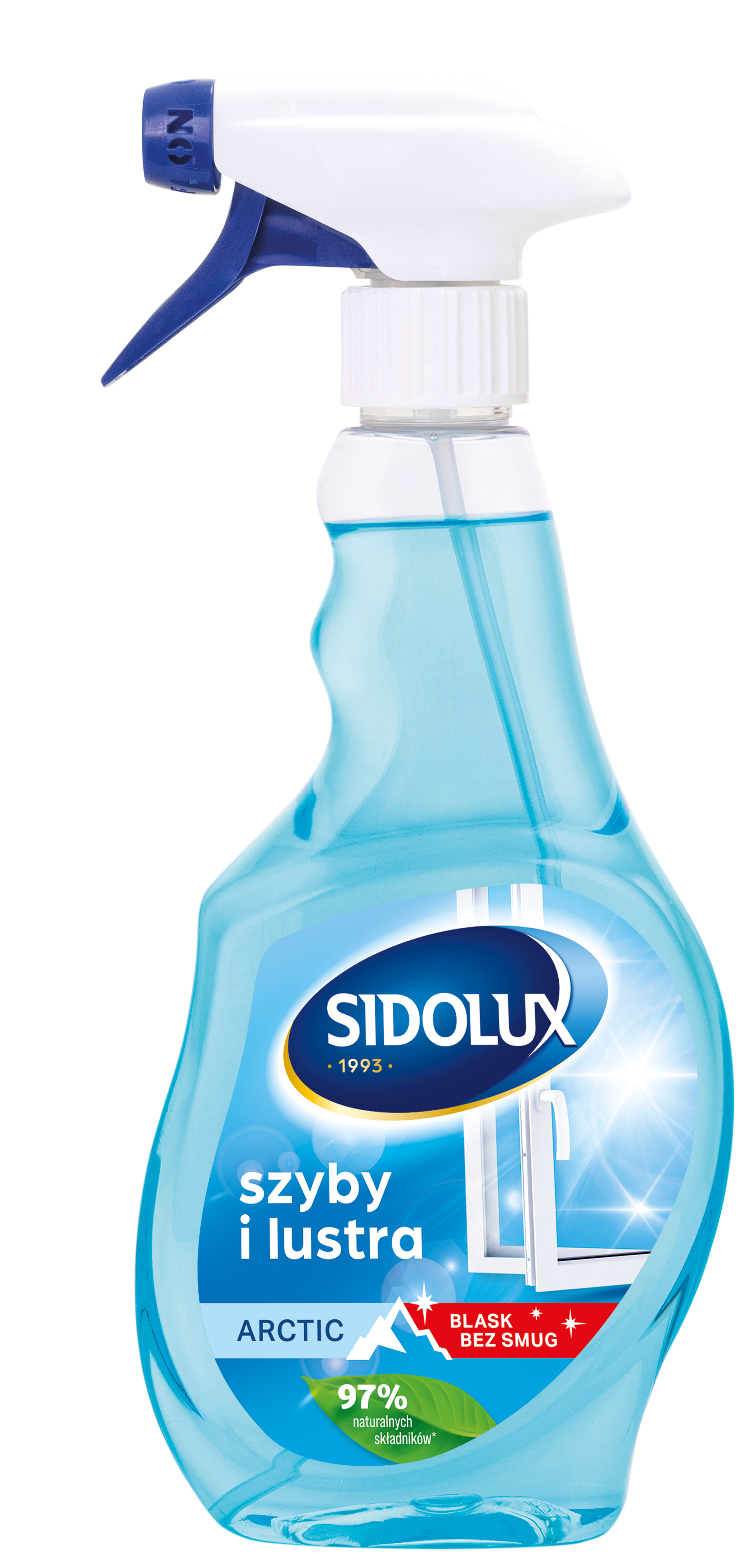 Płyn do mycia Szyb i Luster w sprayu Arctic 500ml