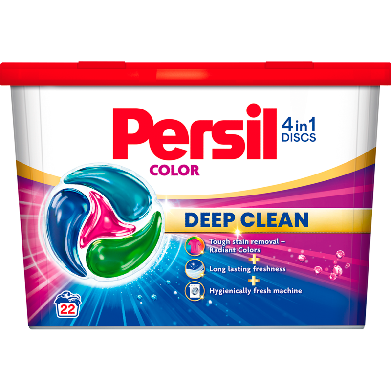 Kapsułki do prania tkanin kolorowych Deep Clean Color 22 szt.