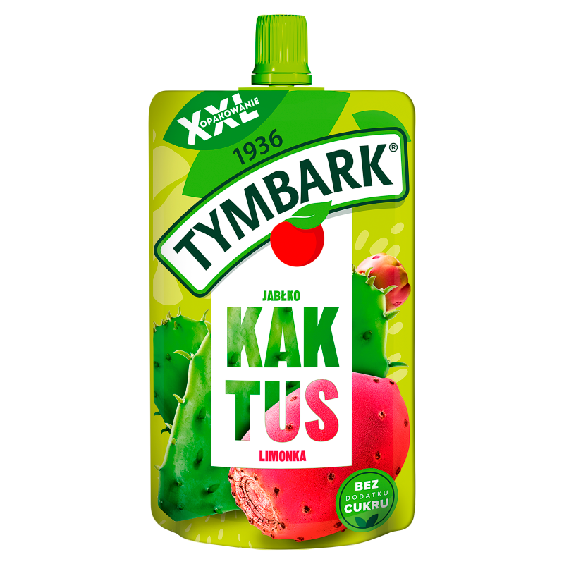 Mus kaktusowo-jabłkowo-limonkowy XXL (bez dodatku cukru)