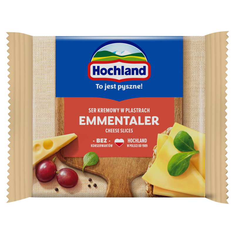 Ser kremowy w plastrach Emmentaler