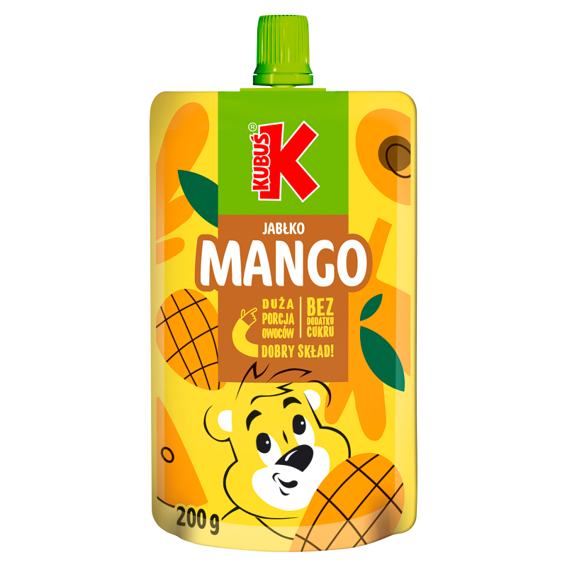Mus mango-jabłkowy (bez dodatku cukru)
