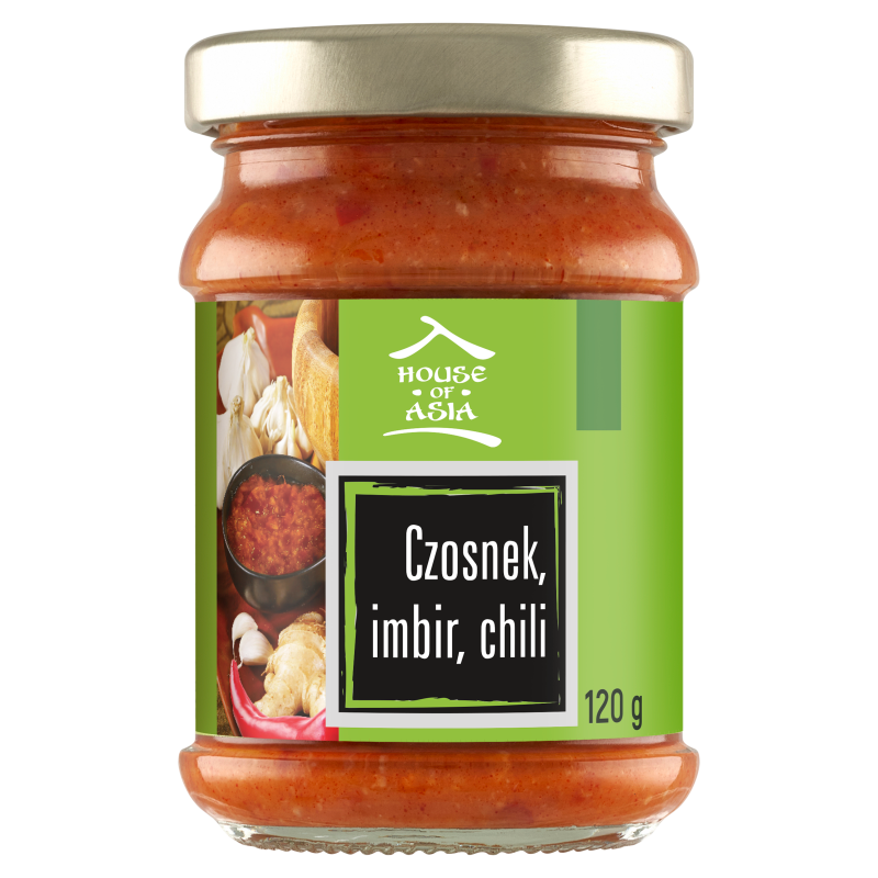 Pasta z imbiru, czosnku i chili