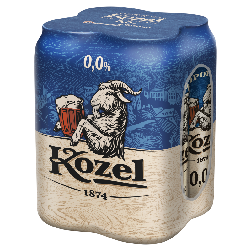 Piwo bezalkoholowe 4x500ml (puszka zwrotna)
