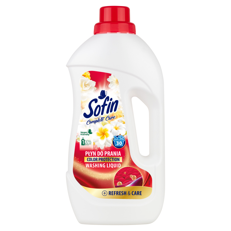 Płyn do prania tkanin kolorowych 30 prań 1500ml