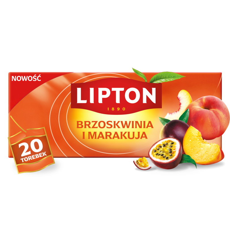 Herbatka owocowa Brzoskwinia i Marakuja 20 torebek