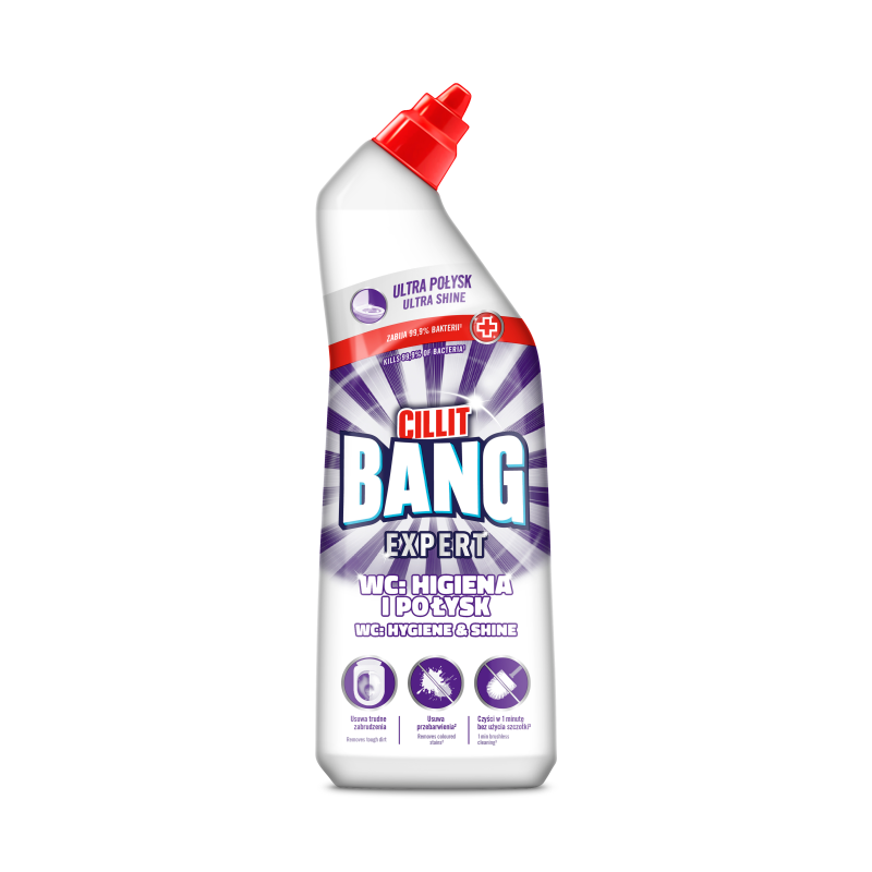 Żel do czyszczenia WC Higiena i Połysk 750ml