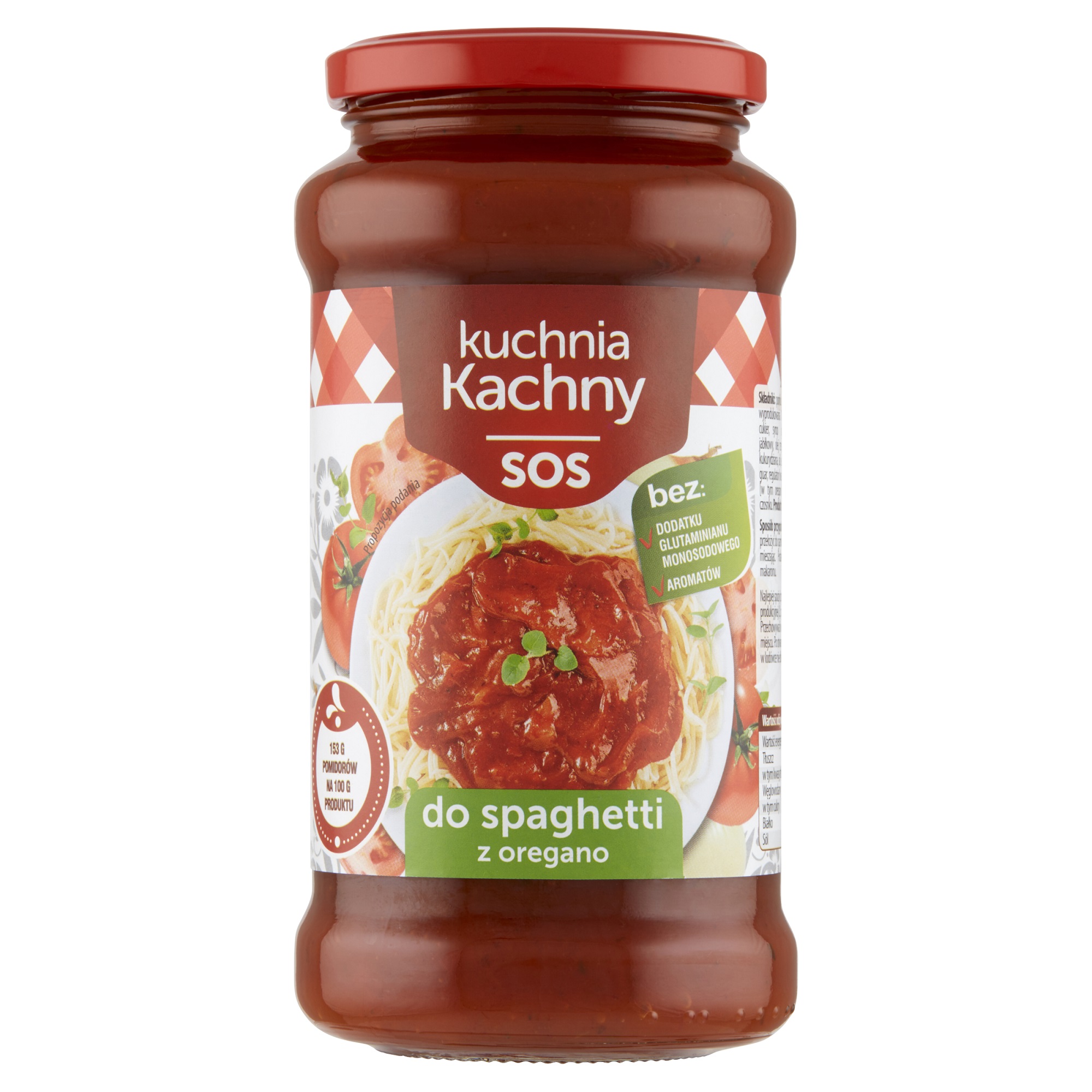 Sos do spaghetti z oregano