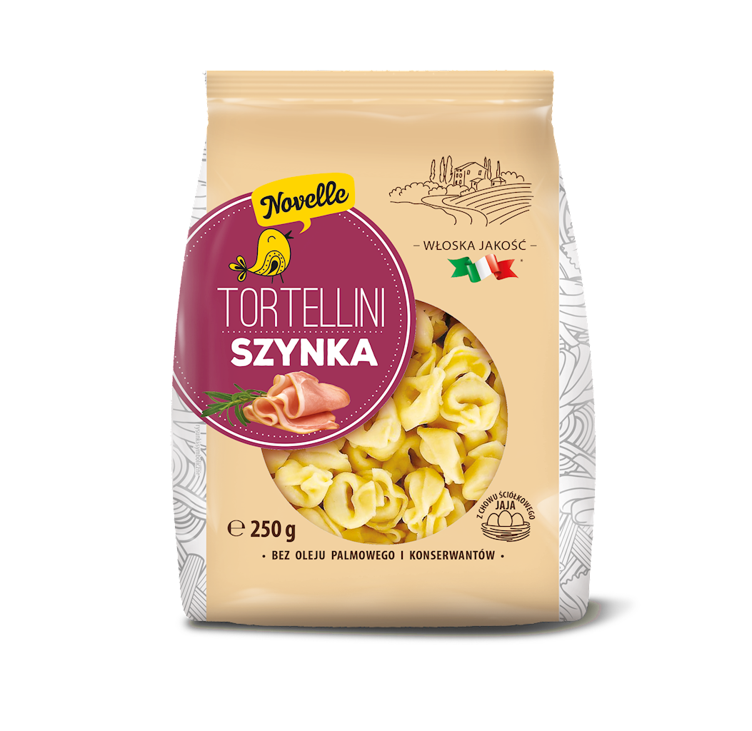 Tortellini z szynką