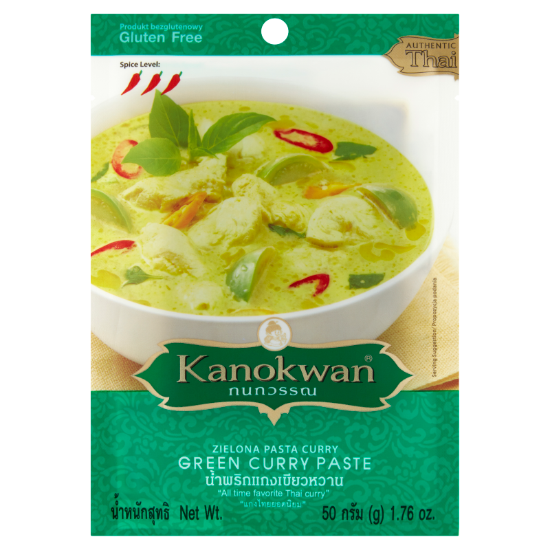 Pasta curry zielona bezglutenowa