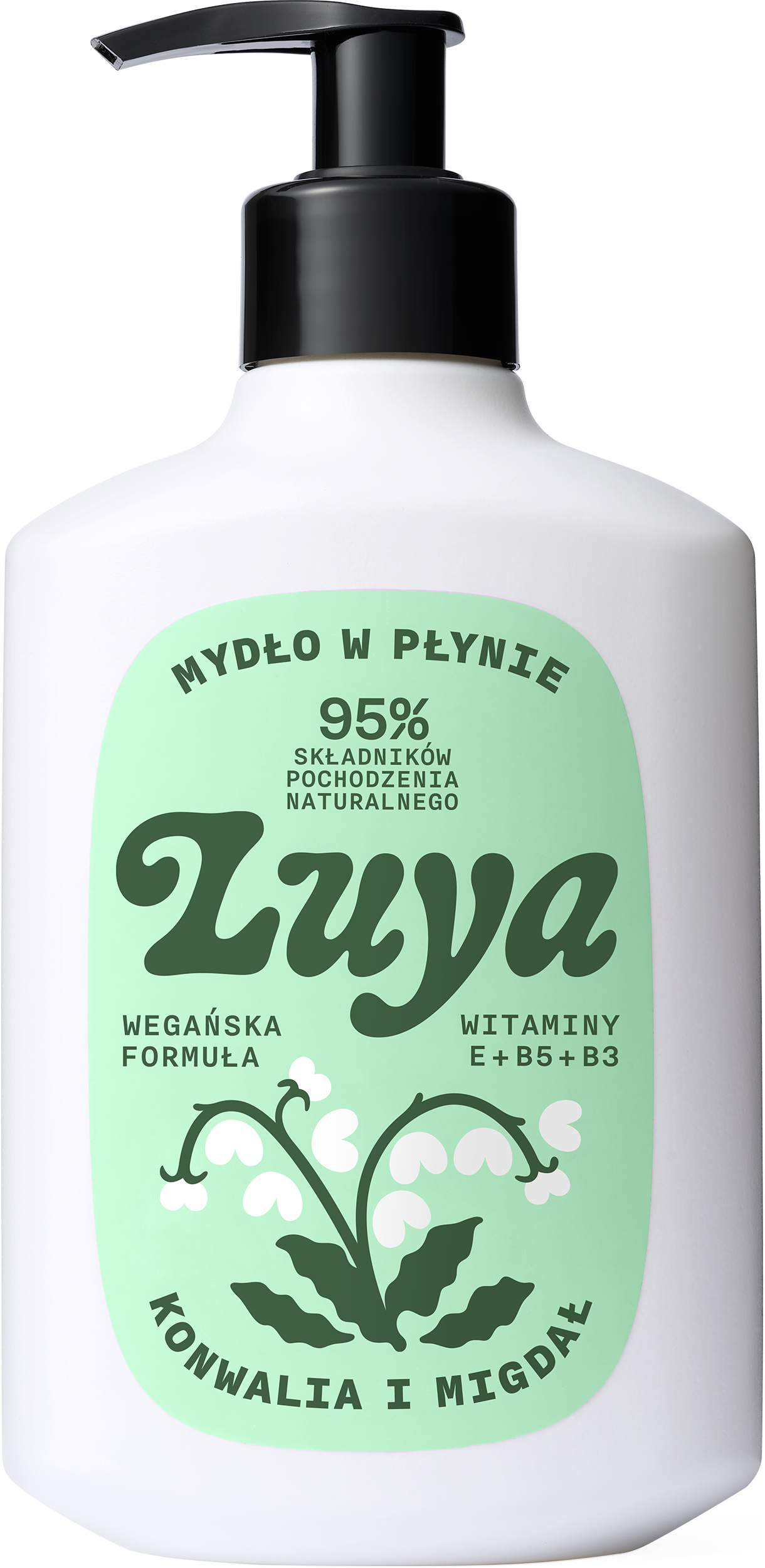 Mydło do rąk w płynie Konwalia i Migdał