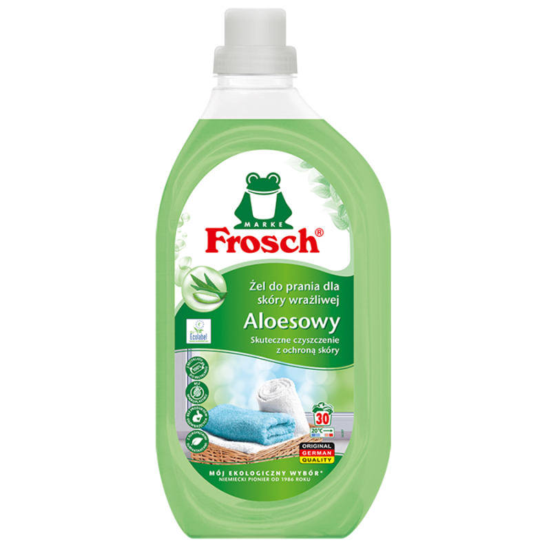 Żel do prania tkanin białych Aloes 1500ml