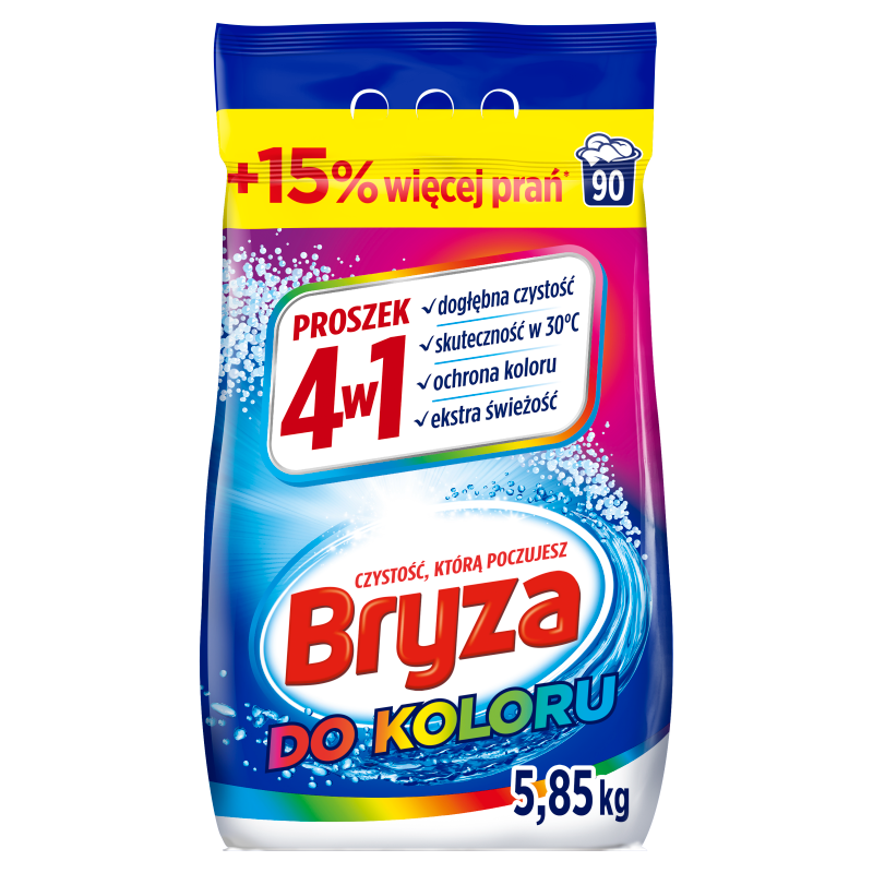 Proszek do prania tkanin kolorowych 90 prań 5850g