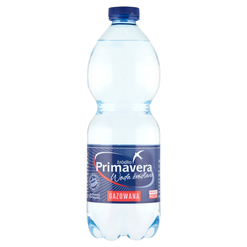 Woda źródlana gazowana