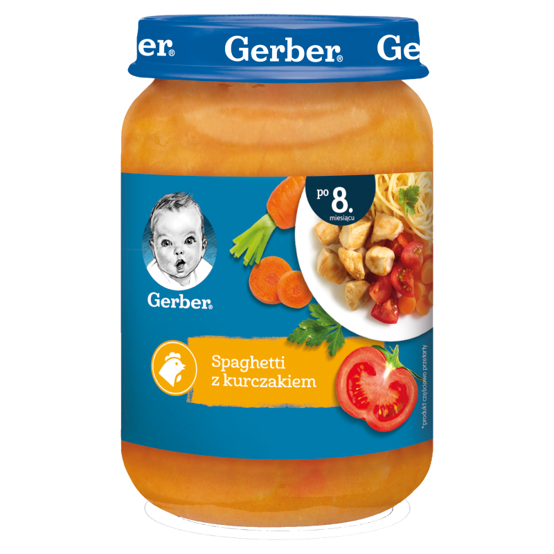 Spaghetti z kurczakiem dla niemowląt po 8 miesiącu