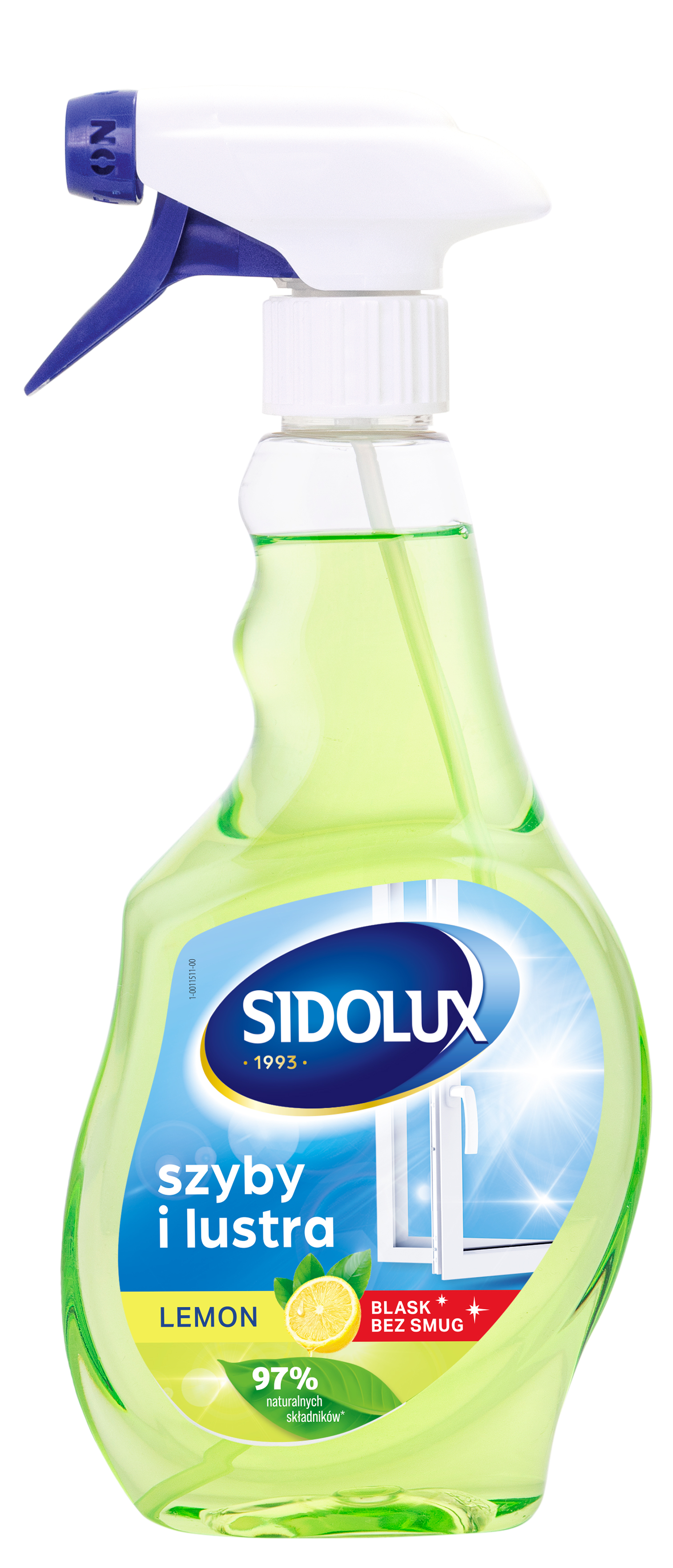 Płyn do mycia Szyb i Luster w sprayu Cytryna 500ml