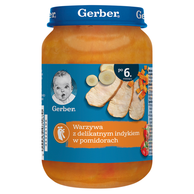Delikatny indyk w pomidorach dla niemowląt po 6 miesiącu