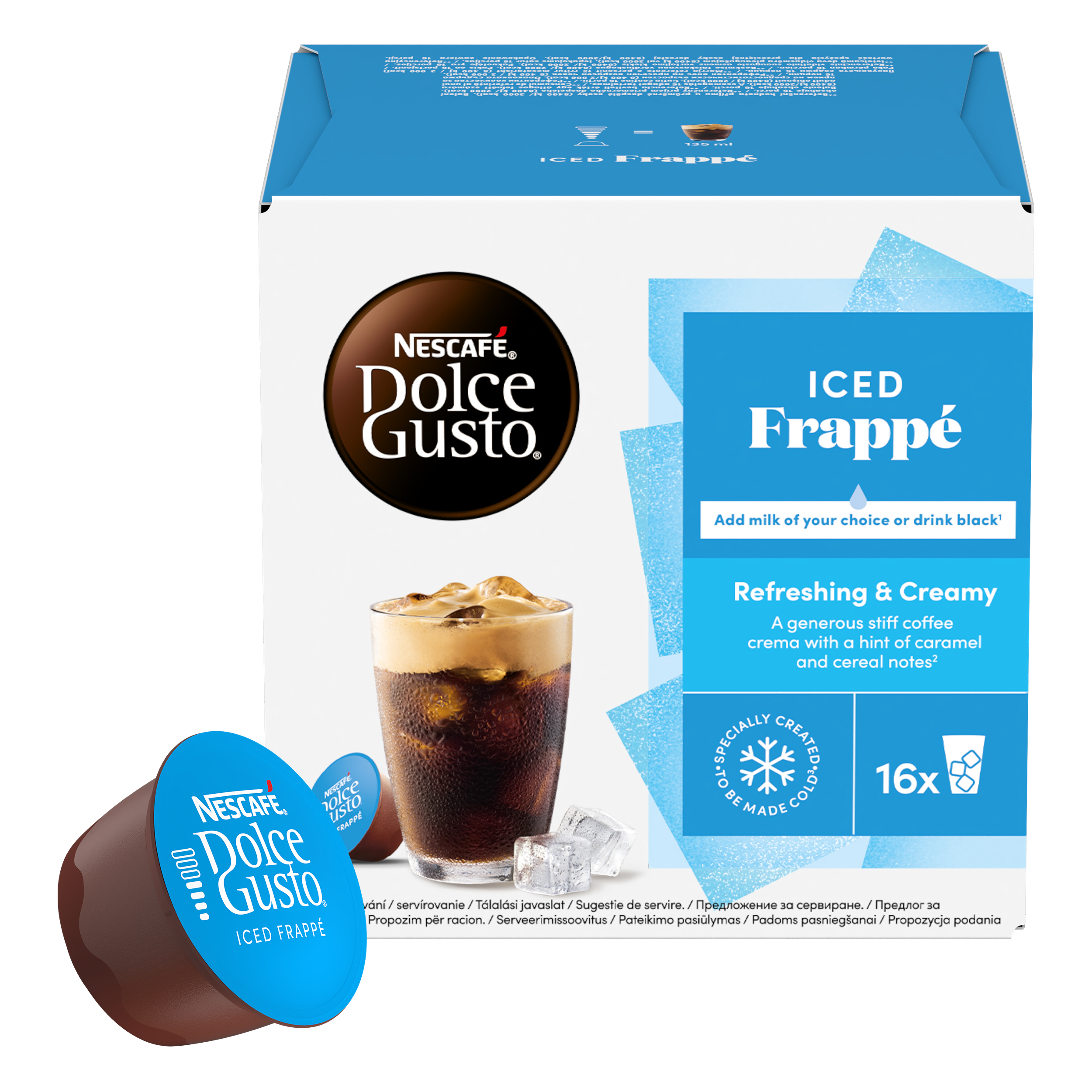 Iced Frappe Kawa w kapsułkach na zimno (16 kapsułek)