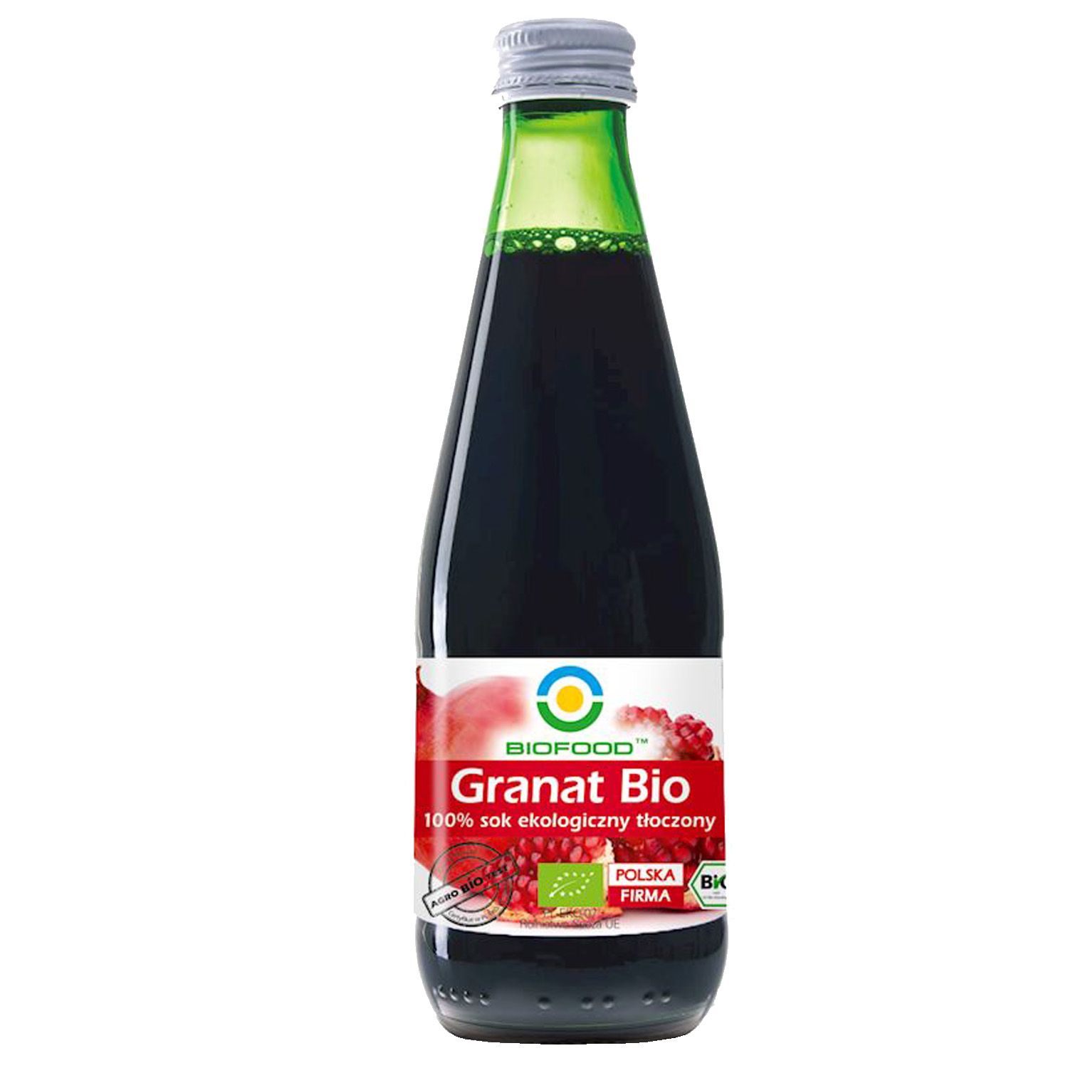 Sok z granatu bezglutenowy BIO