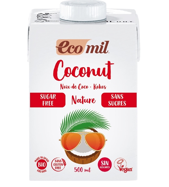 Napój kokosowy bez cukru bezglutenowy BIO