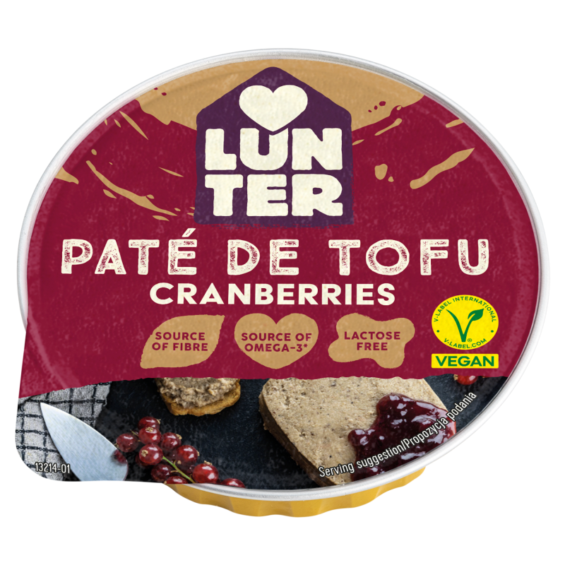 Pate żurawinowe wegańskie (pasztet z tofu)