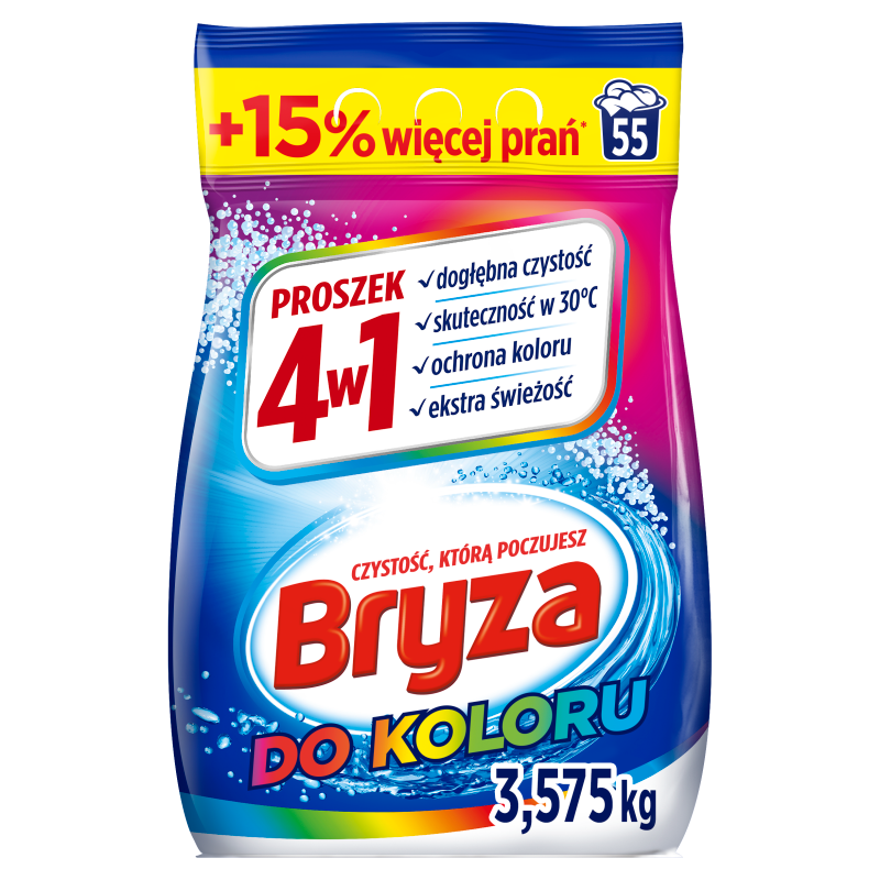 Proszek do prania tkanin kolorowych 55 prań 3575g