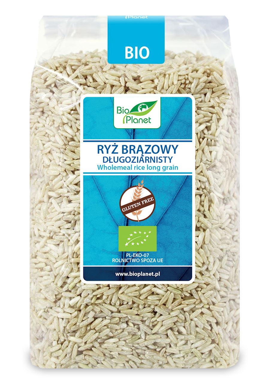 Ryż brązowy długoziarnisty BIO