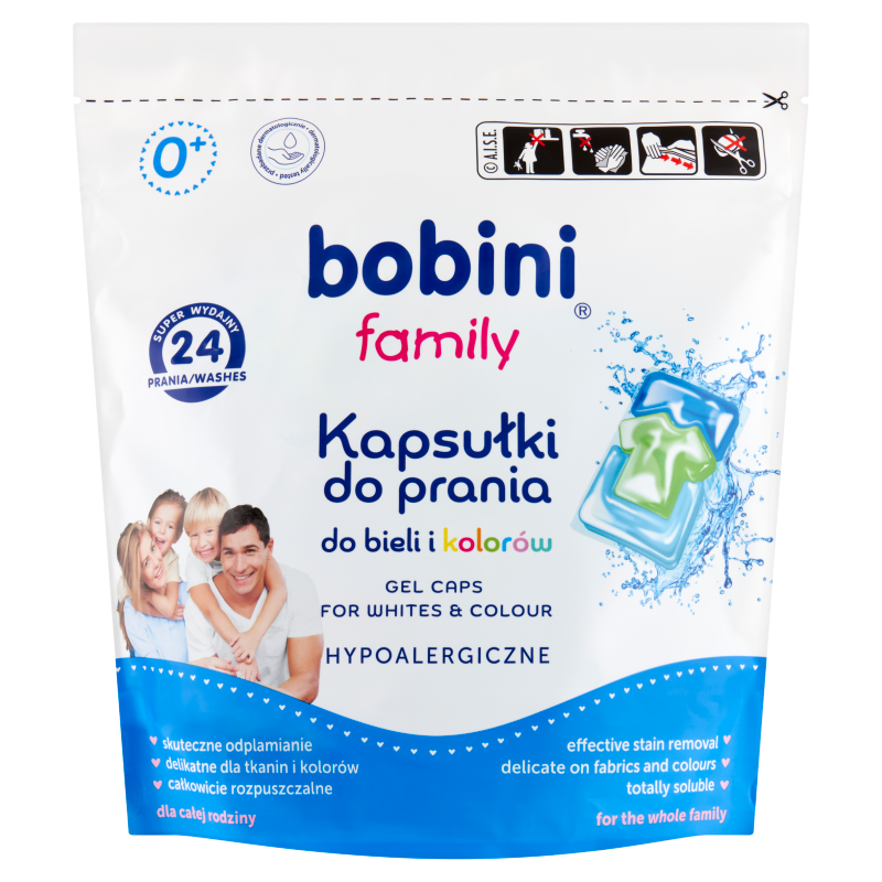 Kapsułki do prania uniwersalne Family 24 szt.