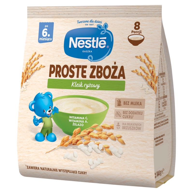 Proste Zboża Kleik ryżowy po 6 miesiącu
