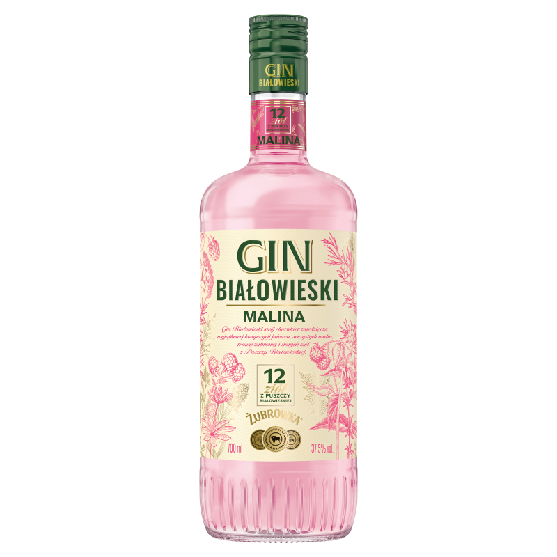 Gin Białowieski Malina