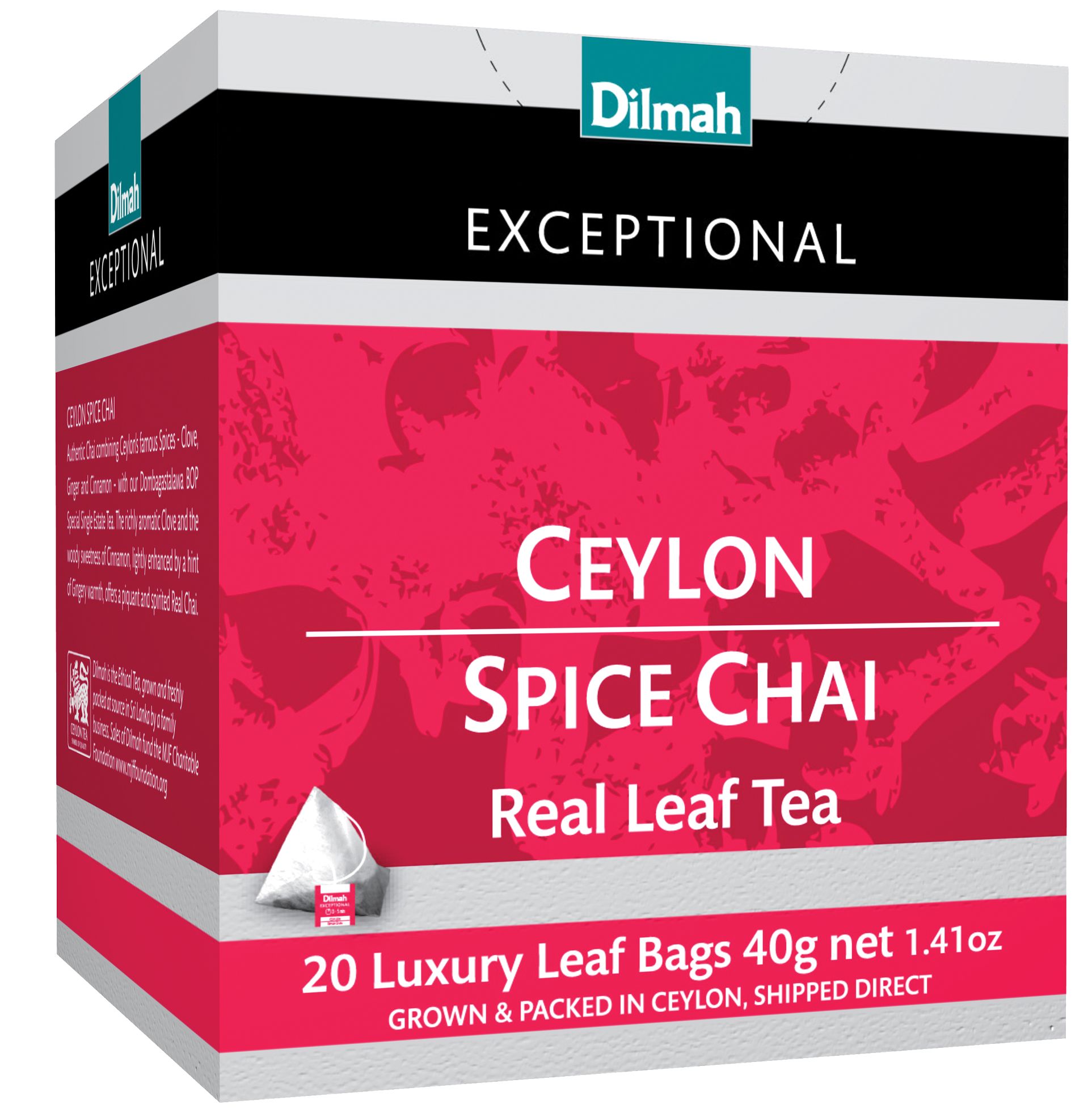 Herbata czarna Ceylon Spice Chai 20 torebek ex.