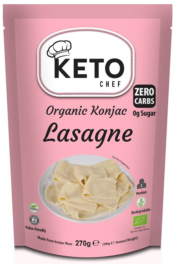 Makaron konjac lasagne bezglutenowy BIO