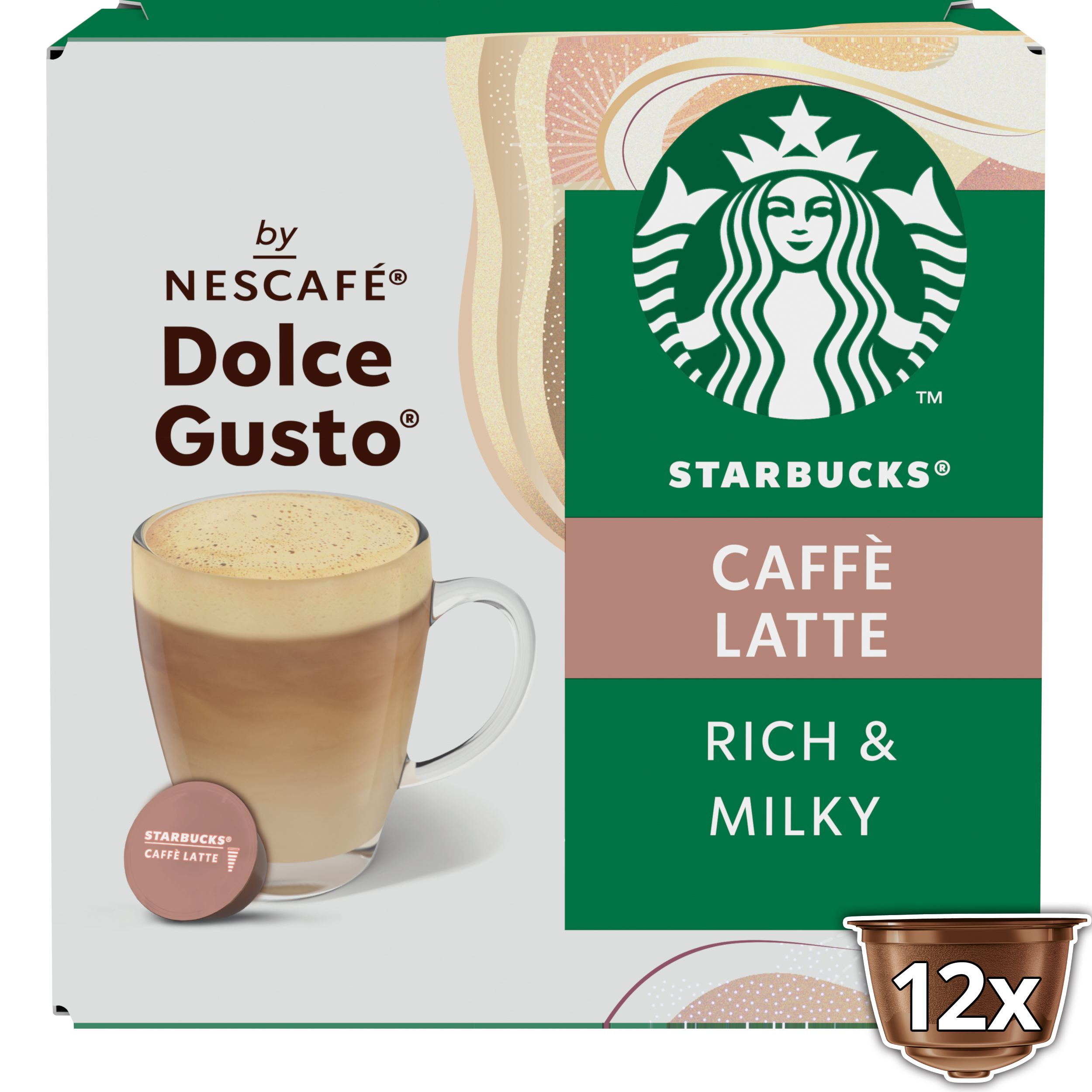Caffe Latte Kawa w kapsułkach (12 kapsułek)