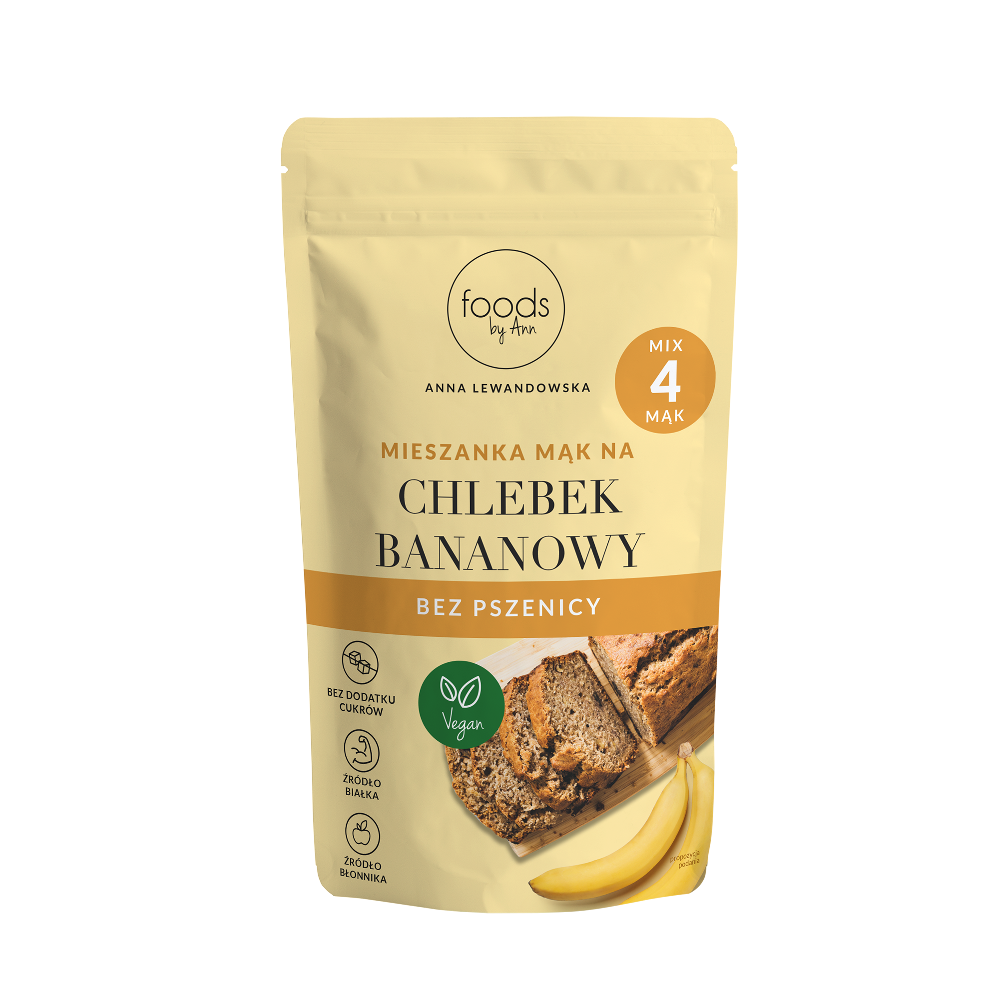 Mieszanka mąk na chlebek bananowy (bez pszenicy)