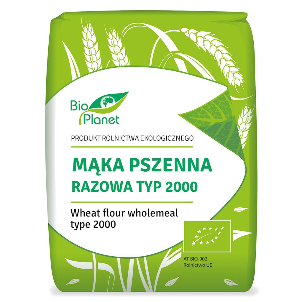 Mąka pszenna razowa (typ 2000) BIO