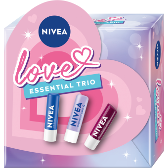 Zestaw świąteczny Essential Trio: Pielęgnująca pomadka do ust