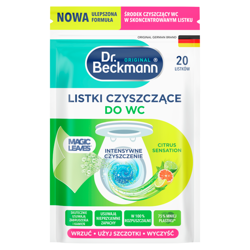 Listki czyszczące do WC Citrus Sensation 20 szt.