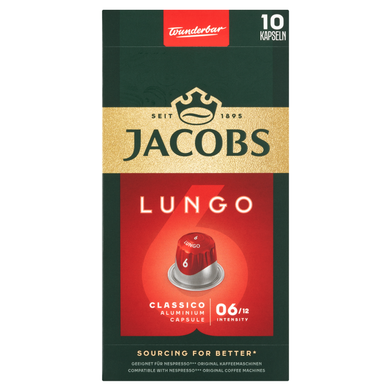 Kawa w kapsułkach Lungo (10 kapsułek)