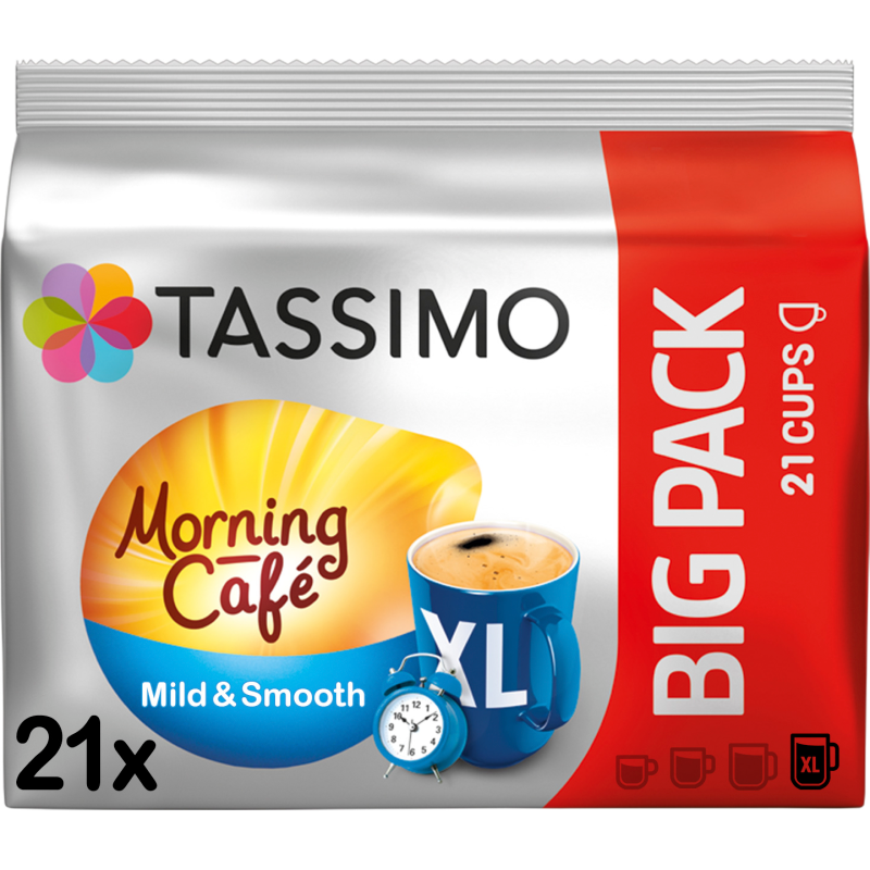 Kawa w kapsułkach Morning Cafe Mild&Smooth XL (21 kapsułek)