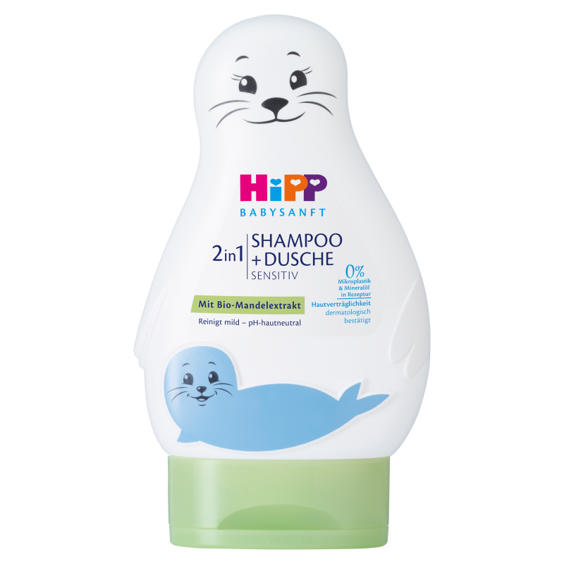 Babysanft Żel-Foczka 3w1 do mycia ciała i włosów z odżywką