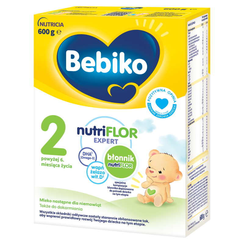 Mleko następne dla niemowląt powyżej 6. miesiąca życia