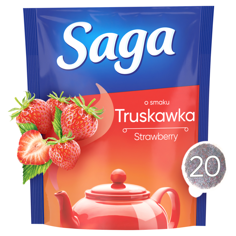 Herbatka owocowa Truskawka 20 torebek