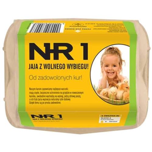 Jaja kurze z wolnego wybiegu (rozmiar M) - 6 szt.