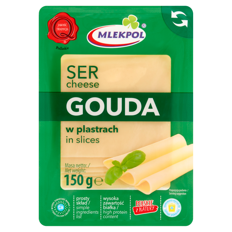 Ser Gouda w plastrach