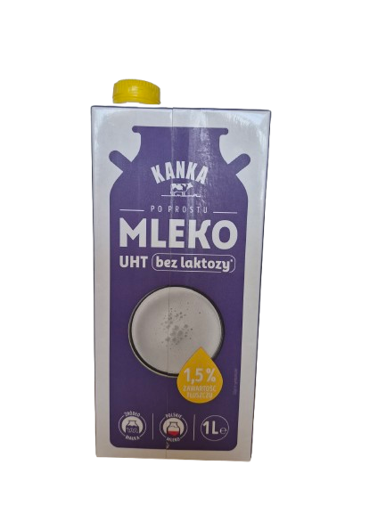 Mleko UHT bez laktozy (1,5% tł.)