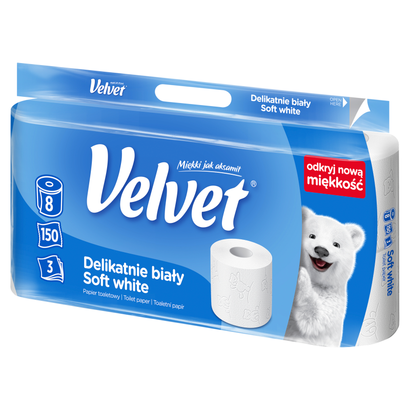 Papier toaletowy 8 rolek