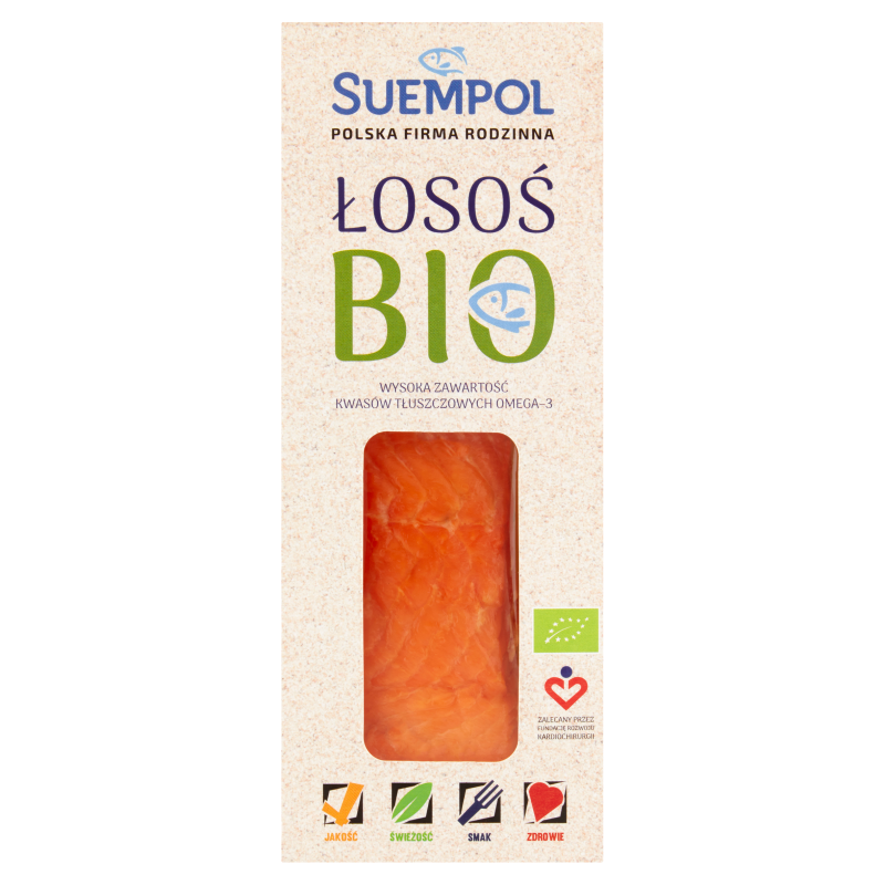 Łosoś wędzony na gorąco BIO