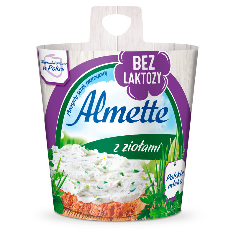 Serek twarogowy z ziołami (bez laktozy)