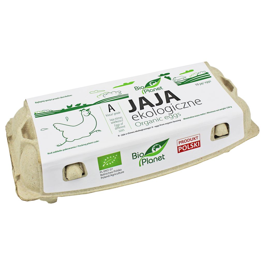 Jaja kurze z chowu ekologicznego- 10 szt. BIO