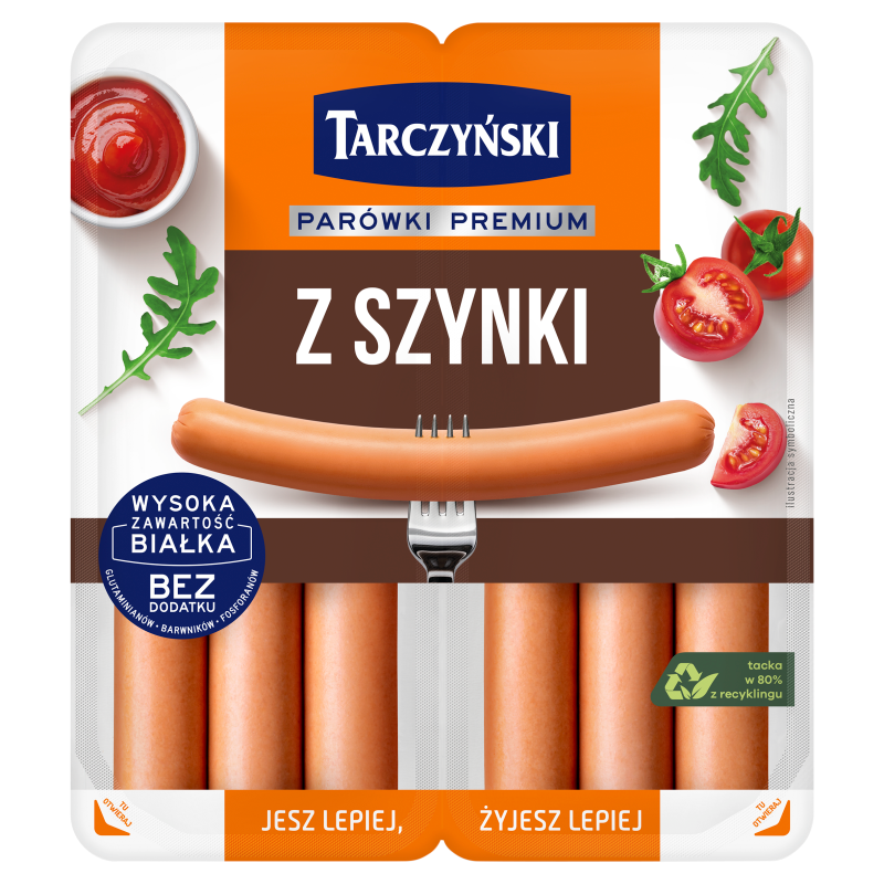 Parówki z szynki bezglutenowe