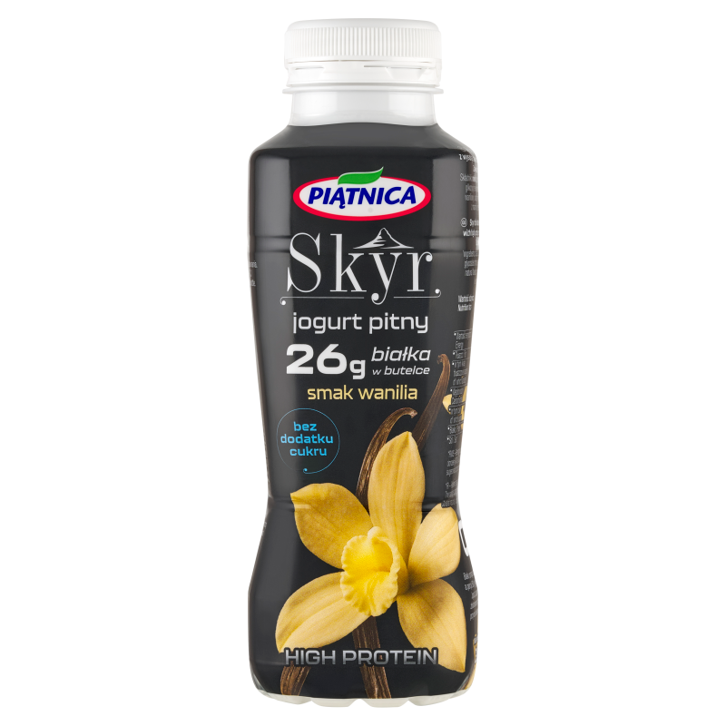 Skyr jogurt pitny proteinowy bez dodatku cukru wanilia